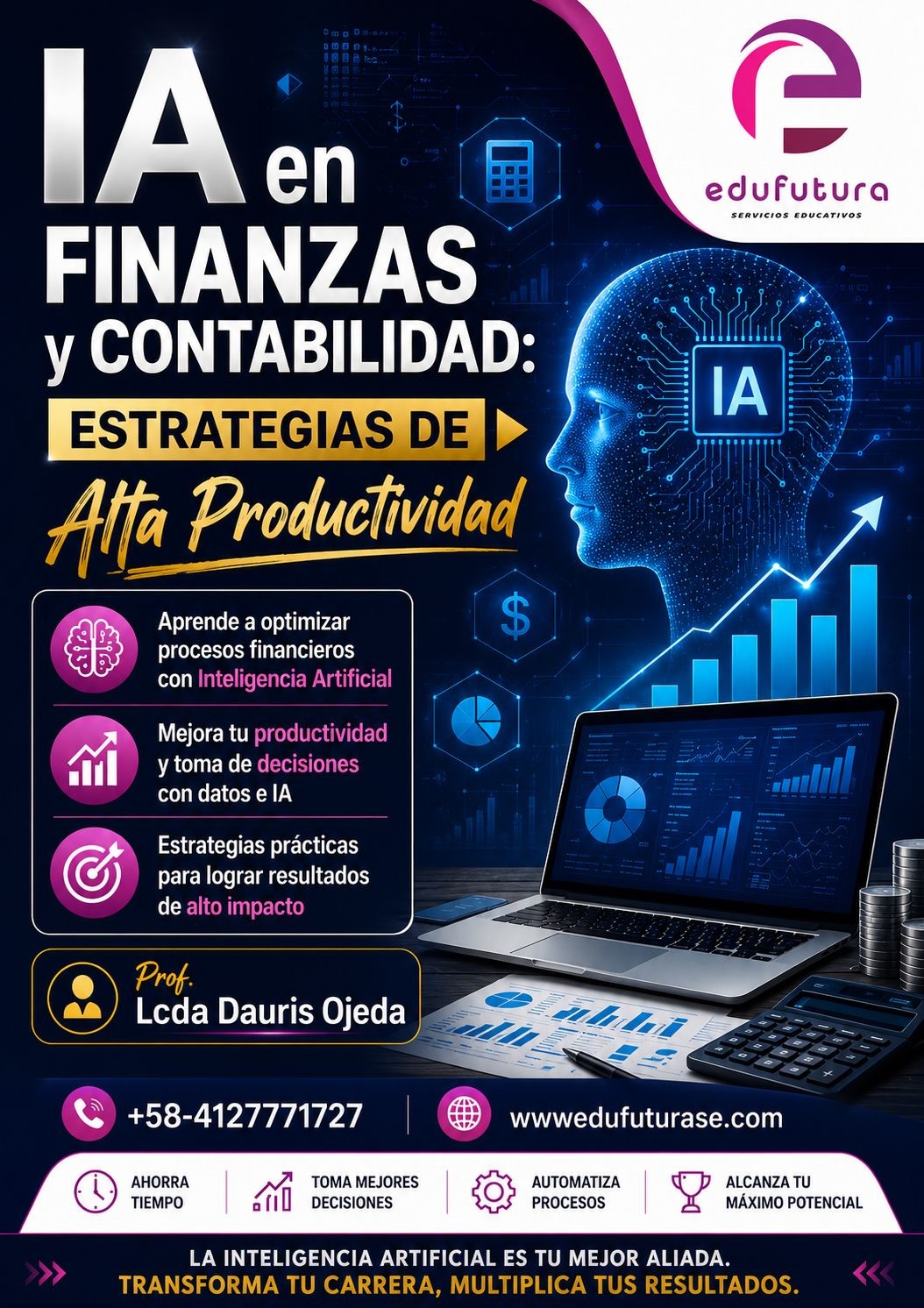 IA en Finanzas y Contabilidad: Estrategias de Alta Productividad