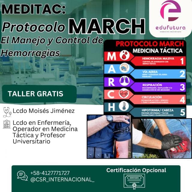 MEDITAC: Protocolo M.A.R.CH el Manejo y Control de Hemorragias