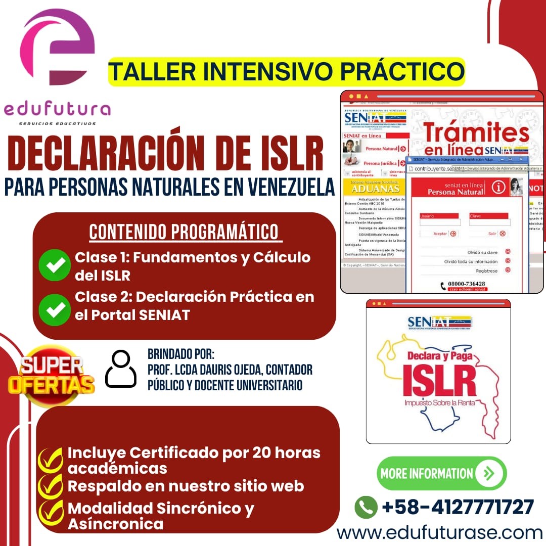Declaración de ISLR Personas Naturales en Venezuela