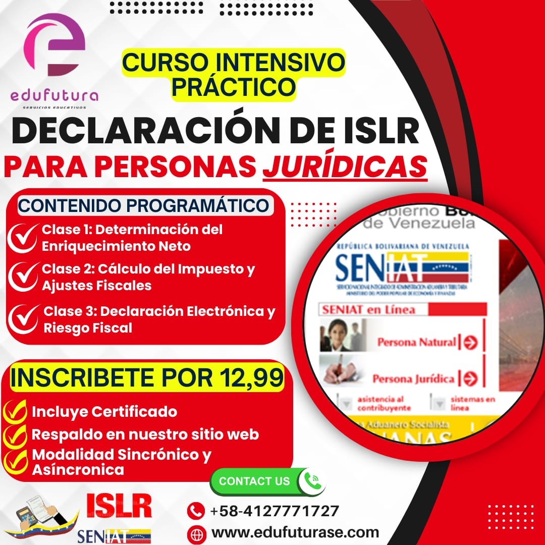 Declaración de ISLR Personas Jurídicas